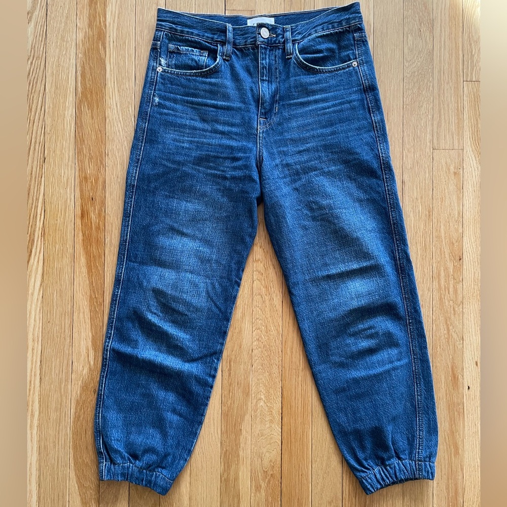 Frame Le Lounge Jean Denim Joggers in Seafarer - Size 26